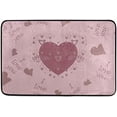 thumbnail image 1 of GZHJMY Valentine's Day Love Heart Floor Mat, Non-Slip Washable Entrance Front Door Rug for Home Indoor Kitchen Bathroom Bedroom, 23.6"x15.7", 1 of 7