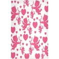 thumbnail image 1 of GZHJMY Valentine's Day Love Heart Kitchen Dish Towel 1 Pack, Soft Absorbent Reusable Hand Towel Washable Tea Towels for Home Kitchen Bar Table Decor, 28 x 18 Inch Washcloths Decorative Towels, 1 of 7
