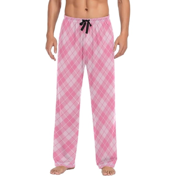 GZHJMY Valentine's Day Pajama Pants for Men, Lounge Pants Lightweight Men Pajama Bottoms with Drawstring Pockets, Christmas New Year Birthday Gifts, Large