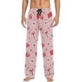 thumbnail image 1 of GZHJMY Valentine's Day Pajama Pants for Men, Lounge Pants Lightweight Men Pajama Bottoms with Drawstring Pockets, Christmas New Year Birthday Gifts, Large, 1 of 6