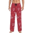 thumbnail image 1 of GZHJMY Valentine's Day Pajama Pants for Men, Lounge Pants Lightweight Men Pajama Bottoms with Drawstring Pockets, Christmas New Year Birthday Gifts, Large, 1 of 6