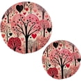 thumbnail image 1 of GZHJMY Valentine's Day Pattern Trivets Pot Holders Set of 2 Decoration Potholders Pure Cotton Thread Weave Trivets, Coasters, Placemats, Spoon Rest for Cooking for Kitchen Pans Bowl Teapot, 1 of 7