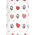 thumbnail image 1 of GZHJMY Valentine's Day Paw Kitchen Dish Towel 1 Pack, Soft Absorbent Dishcloths Reusable Hand Towel Washable Tea Towels for Home Kitchen Bar Table Decor, 28 x 18 Inch Washcloths Decorative Towels, 1 of 7