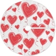 thumbnail image 1 of GZHJMY Valentine's Day Tree Skirt Home Decoration Large Round Hearts Christmas Tree Skirt for Holiday Party Home Christmas Day Ornaments, 47.2", 1 of 6