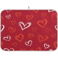 thumbnail image 1 of GZHJMY Valentine's Mother's Day Love Hearts (13) Dish Drying Mat for Kitchen Counter,Super Quick Absorbent Composite Sponge Dish Drying Pad,Heat Resistant Non-Slip Rack Tableware Mat (18x24Inch)for, 1 of 7