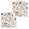 thumbnail image 1 of GZHJMY Viking Life Symbols Wash Cloths 2 Pack - 12 x 12 Inch Super Super Soft Washcloths for Your Face and Body - 100% Cotton Absorbent Baby Face Towel, 1 of 7