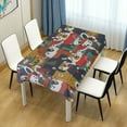 thumbnail image 1 of GZHJMY Vintage Christmas Animals Square Tablecloth for Kitchen Dining Room Party Table Cover Home Decor 54"(W) x 54"(L), 1 of 7