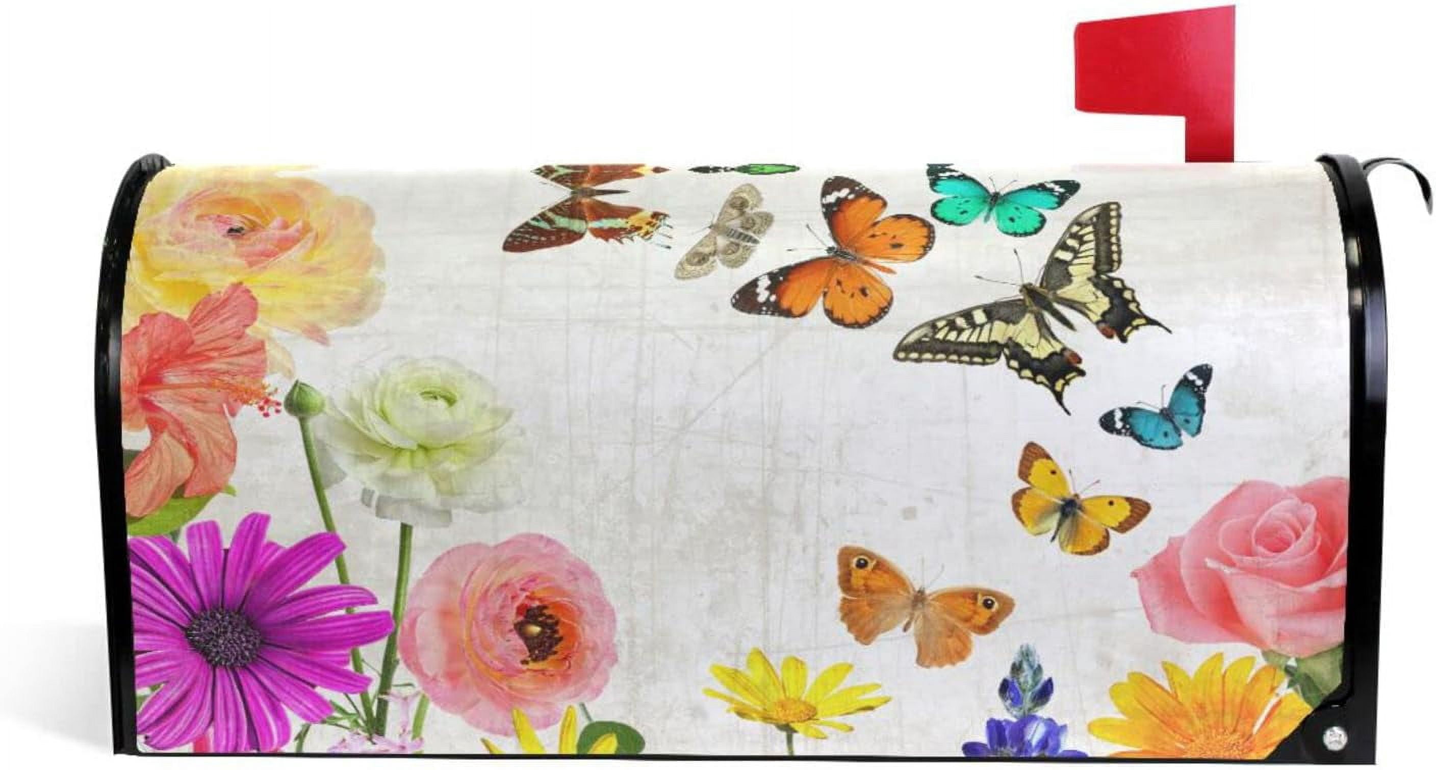 Wamika Briefkasten-Abdeckung 'Herbstbäume', Magnetisch – Dekorativ, Wetterfest, Einfach Zu Wechseln