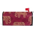 thumbnail image 1 of GZHJMY Vintage Indian Tribal Elephants Magnetic Mailbox Cover Large Size Mailbox Wraps MailWraps Post Letter Box Cover Garden Yard Oversized 25.5 x 21 inch Home Decor, 1 of 7