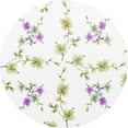 thumbnail image 1 of GZHJMY Violet Flowers Round Placemats for Dining Table Set of 6 Washable Table PVC Placemats Table Decoration Heat Insulation（8）, 1 of 7