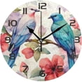 thumbnail image 1 of GZHJMY Wall Clock Birds Flowers 10 Inch Silent Non Ticking Quality Quartz Battery Operated Digital Round Easy to Read for Home Office Kitchen Decorative, 1 of 7