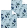 thumbnail image 1 of GZHJMY Watercolor Flowers Wash Cloth Set of 6, 12 x 12 Inch Cotton Baby Washcloths Absorbent and Super Soft Feel Fingertip Towel Face Towels for Bathroom, Gym, Spa, 1 of 7