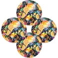 thumbnail image 1 of GZHJMY Watercolor Fruits Round Placemats Set of 4,Non-Slip Heat Resistant Washable Table Mats for Kitchen Dining Table Decoration,15.4", 1 of 6