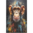 thumbnail image 1 of GZHJMY Watercolor Monkey Kitchen Towels Set of 4, Ultra Soft Absorbent Dish Towels Bathroom Hand Towels Reusable Cleaning Cloths Tea Towels 28 x 18 Inch, 1 of 7