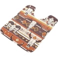 thumbnail image 1 of GZHJMY Western Aztec U-Shaped Toilet Rug 20" x 24" Contoured Toilet Mat Absorbent Shaggy Bathroom Rug Floor Mats, 1 of 7