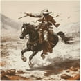 thumbnail image 1 of GZHJMY Western Desert Cowboy Cloth Napkins Set of 1,Reusable Washable Polyester Dinner Table Napkins for Kitchen,Dining,Restaurant,Party Decoration, 1 of 7