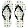 thumbnail image 1 of GZHJMY Women Flip Flops Slippers Cute Dog Cat Puppy Paw Footprints Sandals for Beach Summer Shower Men Boy Girl Kid Summer Slippers, 1 of 5