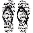 thumbnail image 1 of GZHJMY Women Flip Flops Slippers Cute Panda Animal Black White Sandals for Beach Summer Shower Men Boy Girl Kid Summer Slippers, 1 of 5