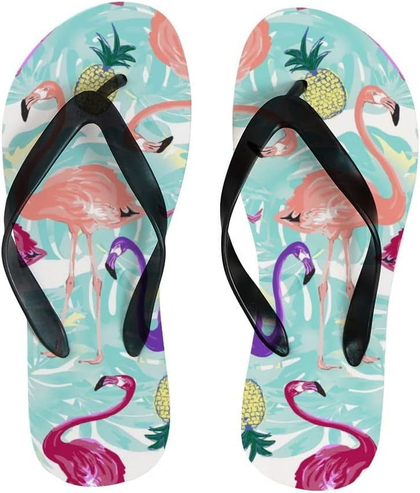Flamingo flip flops deals