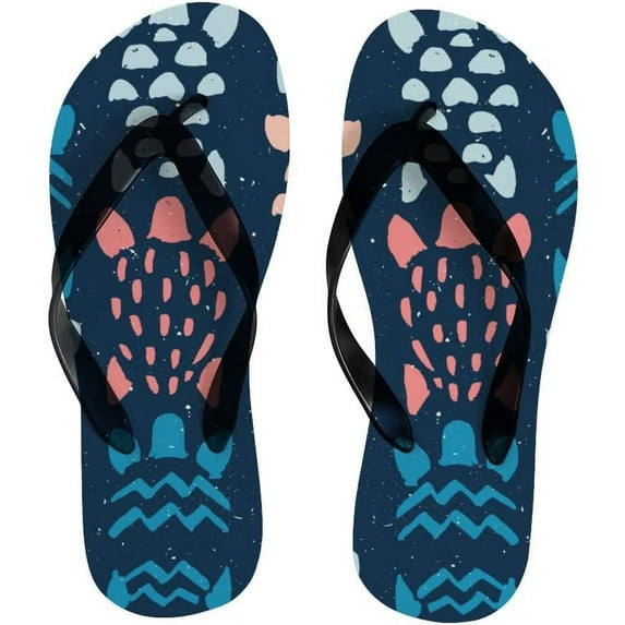 GZHJMY Women Flip Flops Slippers Ocean Sea Turtle Tortoise Animal Sandals for Beach Summer Shower Men Boy Girl Kid Summer Slippers