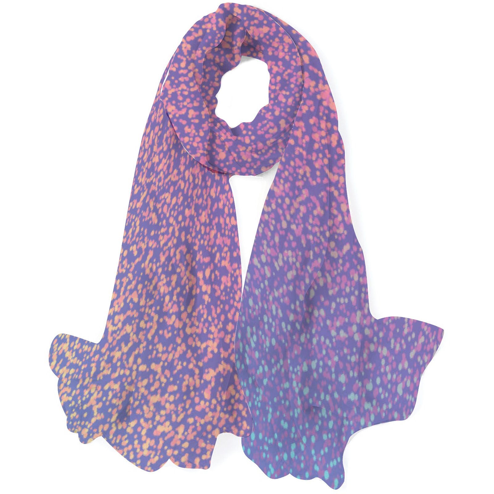 Navy Blue Gold Galaxy Star Foil Scarf Star Print Scarf Star Print Shawl Womens Scarf Blue by