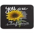 thumbnail image 1 of GZHJMY You are My Sunflower Quotes Dish Drying Mat, Absorbent Microfiber Dishes Drainer Mats for Kitchen Counter Large Size 18 x 24 Inch, Coffee Mat, 1 of 7