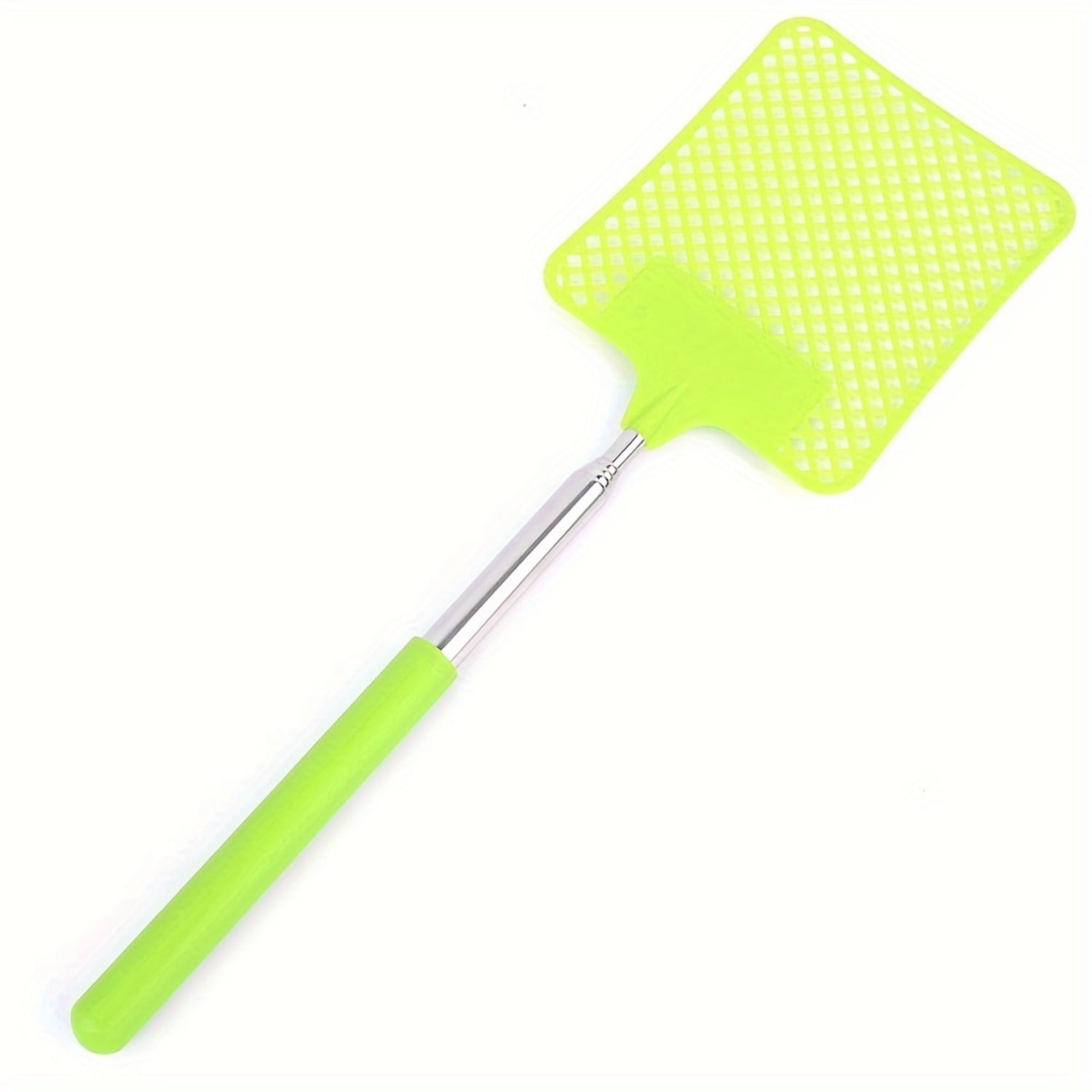 GZHOUFDXINX Durable Onepiece Stainless Steel Telescopic Fly Swatter for Manual Pest Control