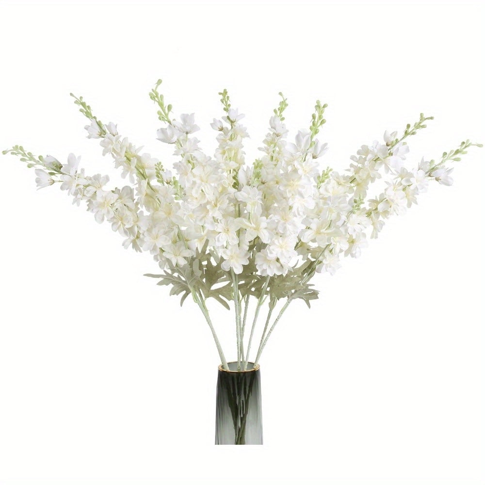 GZHOUFDXINX Elegant 8Piece Set of Lifelike 33.5inch Delphinium