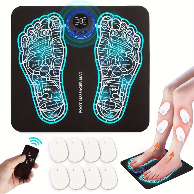 GZHOUFDXINX RemoteControlled Foot Massage Mat with MultiSpeed
