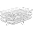 GZHOUFDXINX Round Stainless Steel Stackable Dehydrator Rack for Instant