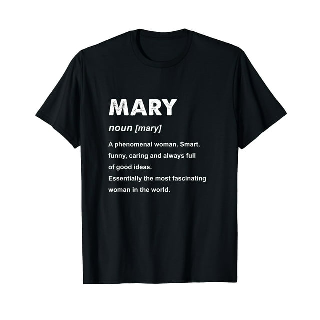 GZHY Mary Name Casual Shirts,Funny Graphic Tees for WomenS