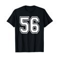 GZHY Number 56 Numbered Uniform Sports Jersey Team 56th Birthday Casual