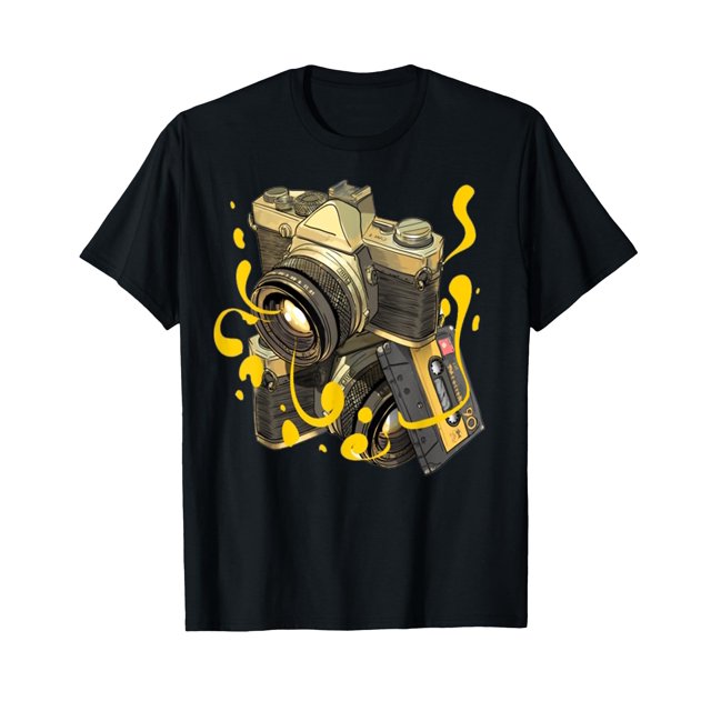 GZHY Vintage Camera With Cassette Tape Photography Photographer graphic