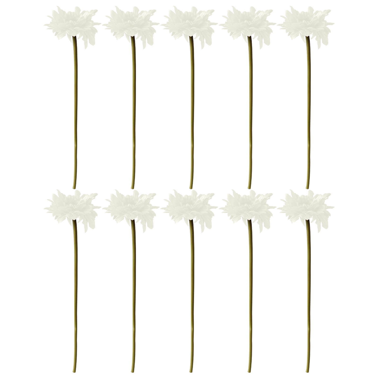 GZJCKJY 10 Bundles Artificial Outdoor Flowers Fake Flowers Green Shrubs