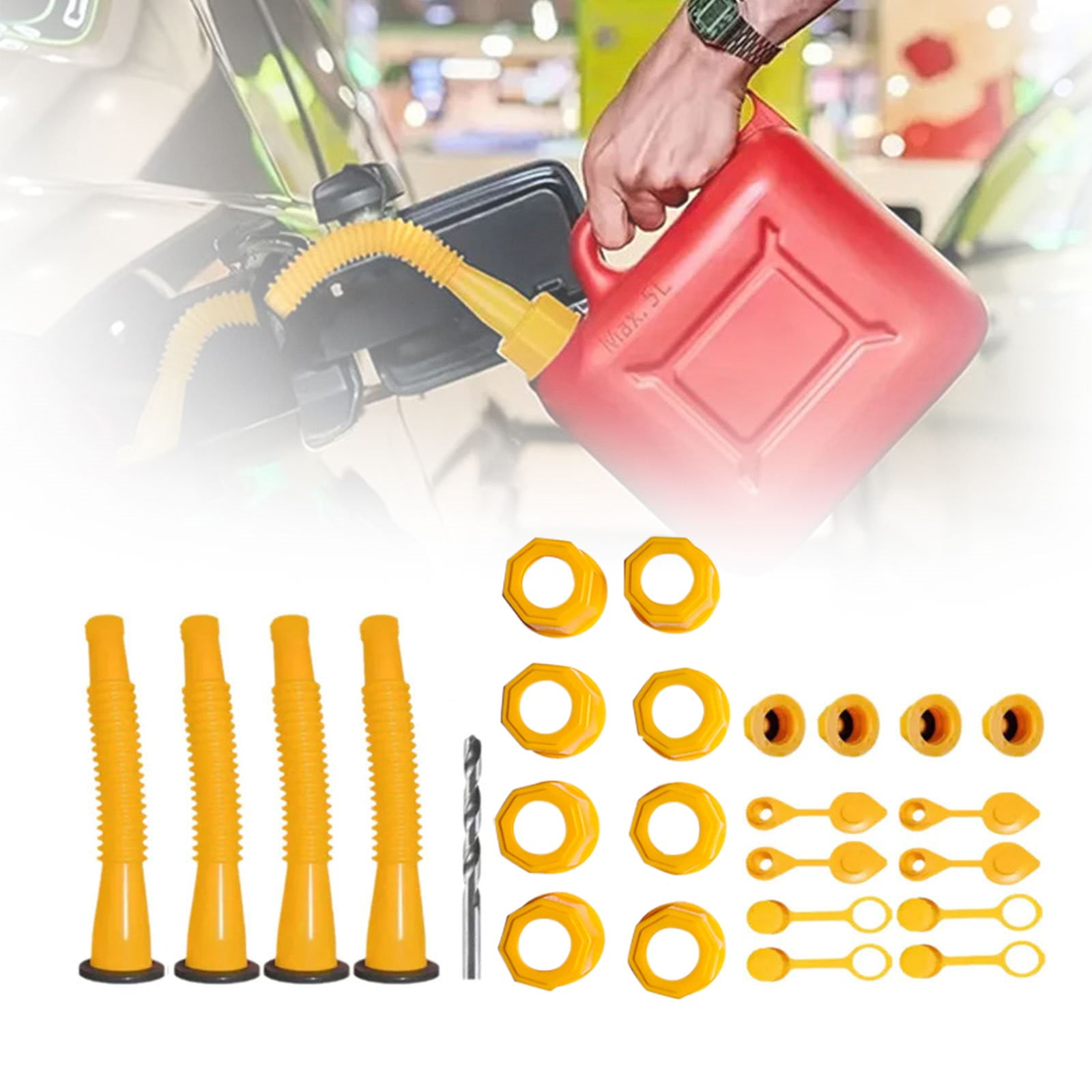 GZJCKJY 2024 Upgrade Replacement Retractable Nozzle Gas Tank Nozzle