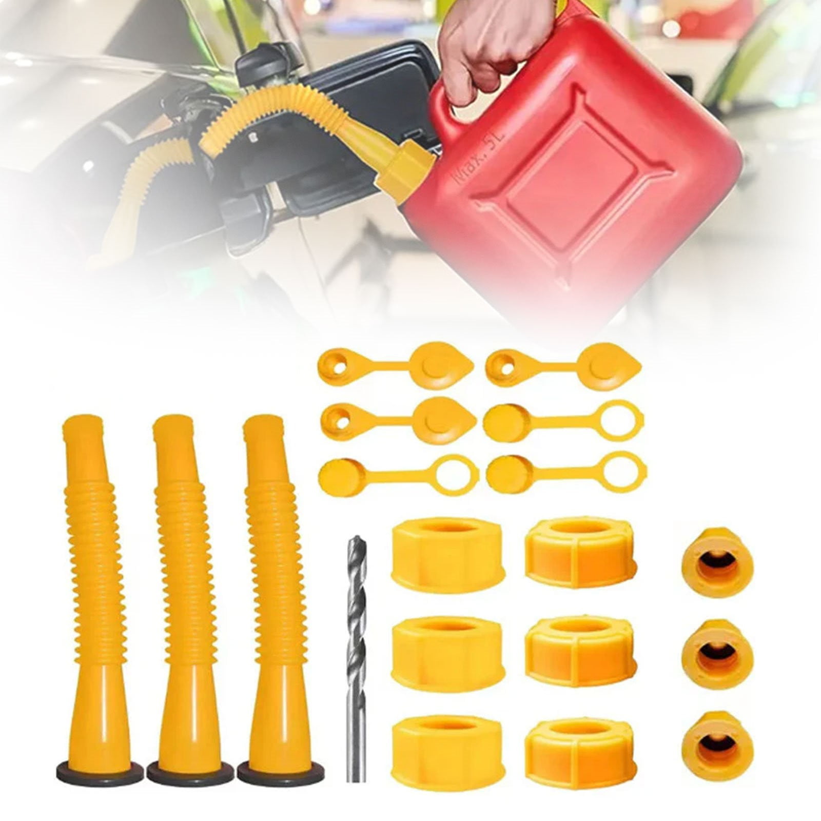 GZJCKJY 2024 Upgrade Replacement Retractable Nozzle Gas Tank Nozzle