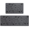 GZJCKJY Doormat Spring and Summer Flowers and Plants Pvc Floor Mats Non