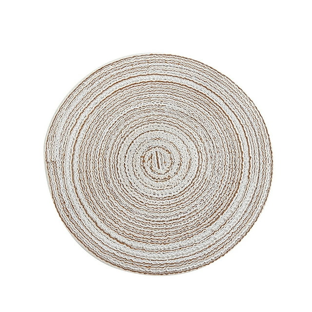 GZJCKJY Placemats Washable Woven Vinyl Placemats For Dining Table Easy