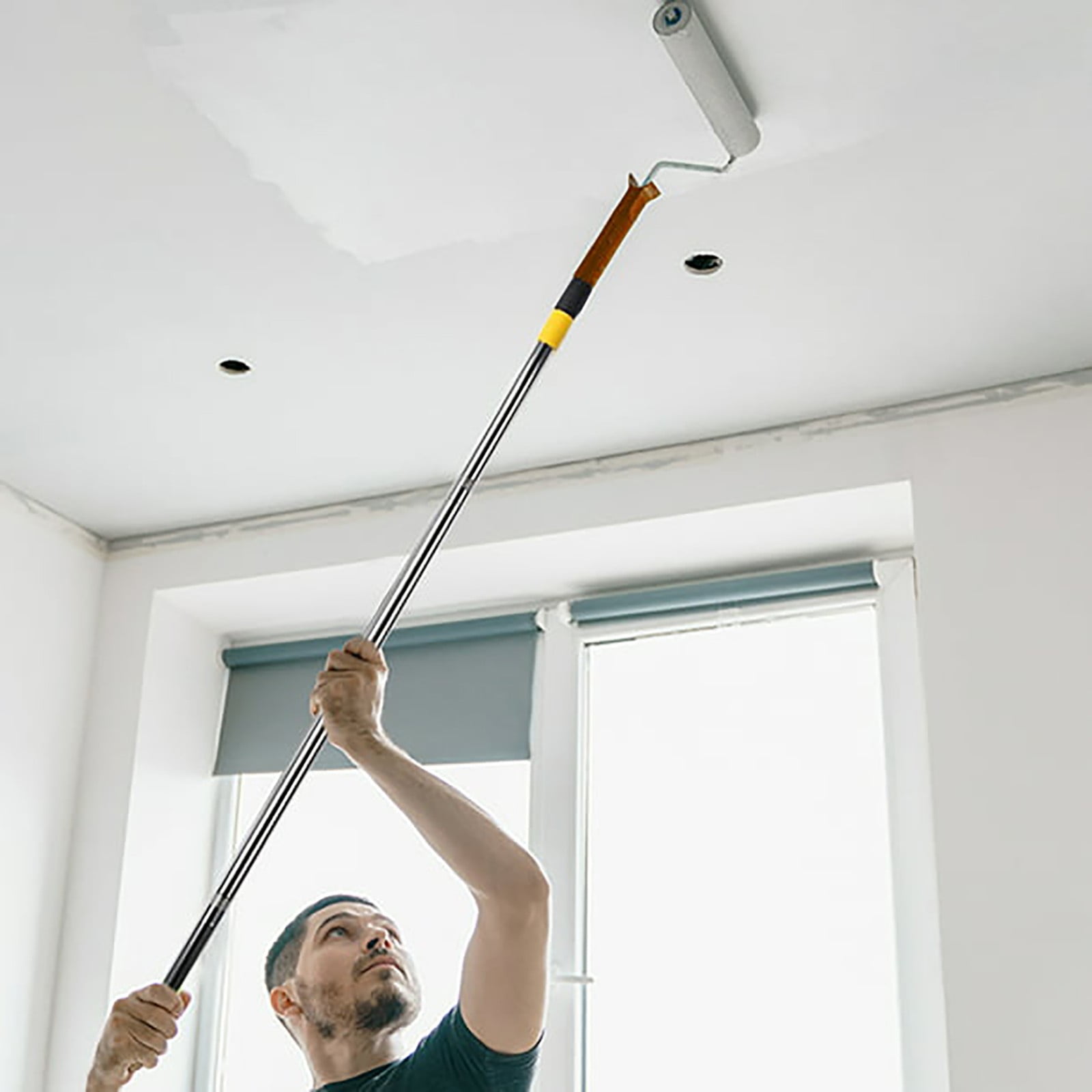 GZJCKJY Retractable Paint Roller Extension Poles for Hand Drywall Sander Wall Cleaning and
