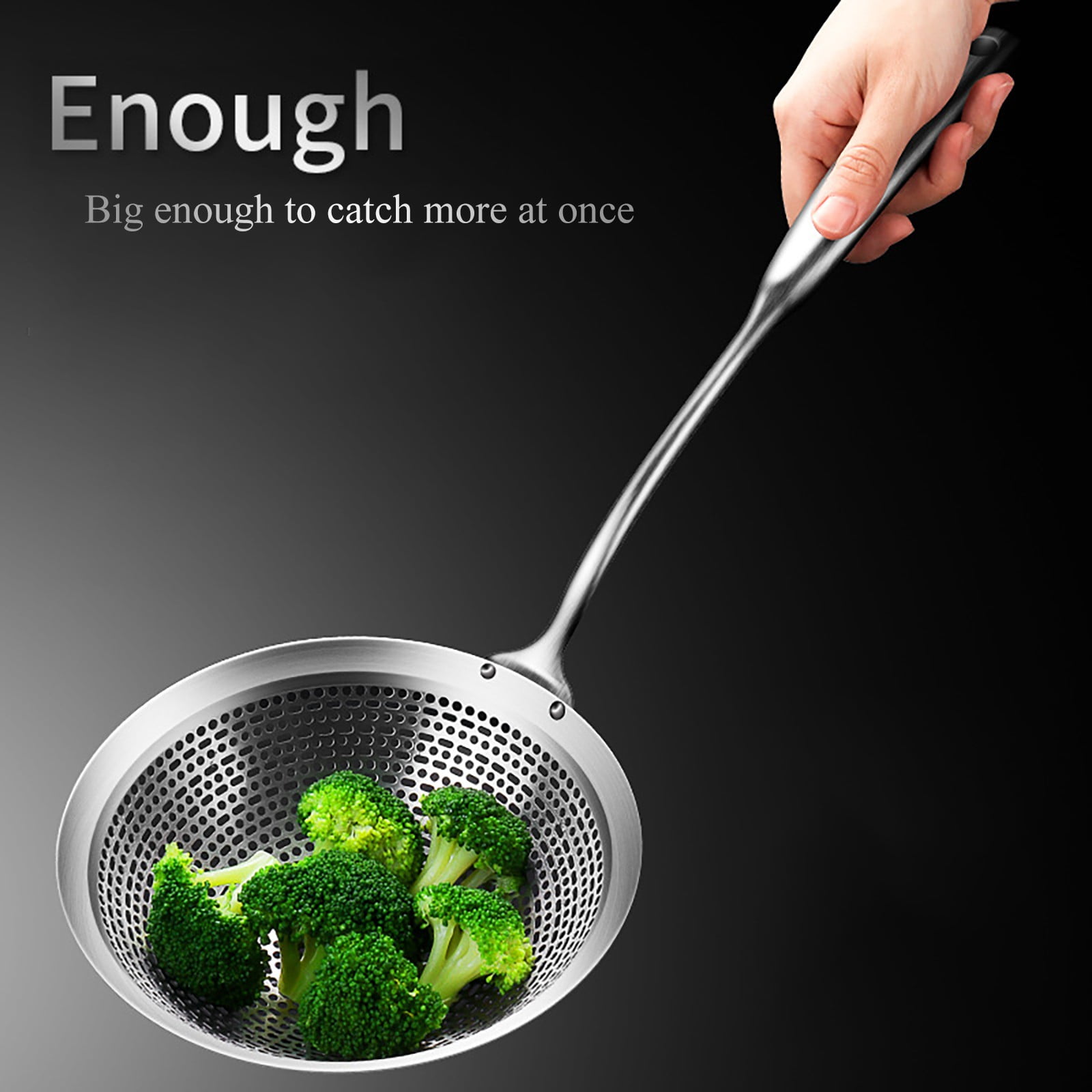 CYXLFZH Stainless Steel Spoon Fine Mesh Strainer Hot Pot Fat Food