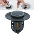 GZJCKJY Universal Sink Drain Plug 2024 Latest Sink Plug, PushButton