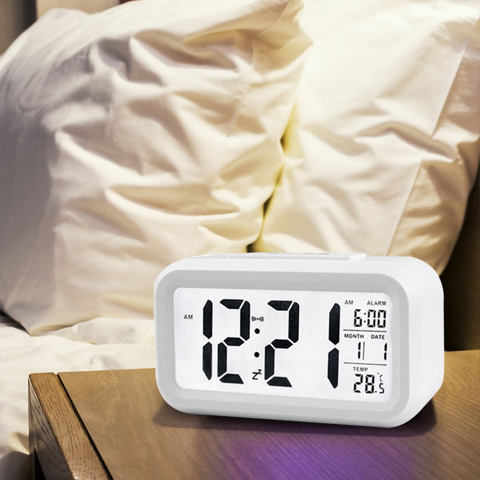GZQJFMY Hangs Smart Nightlight Digital Alarm Clock with Indoor
