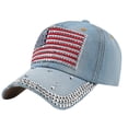 thumbnail image 1 of GZWYHT American Flag Hat Women Usa Hats for Women American Flag Baseball Cap Mens Hats American Flag Trucker Hat Blue One Size, 1 of 6