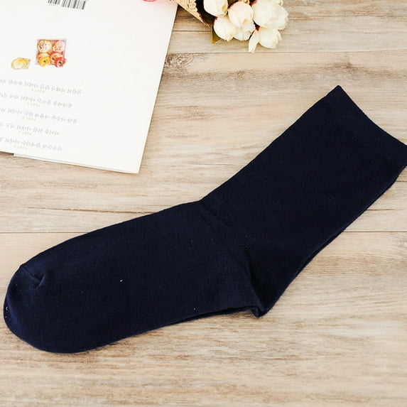 GZWYHT Ankle Socks,Crew Socks 1Pair Unisex Pure Color Comfortable Stockings Non-Slip Stripe Short Stockings Dress Socks,Cute Socks,Socks for Women Navy