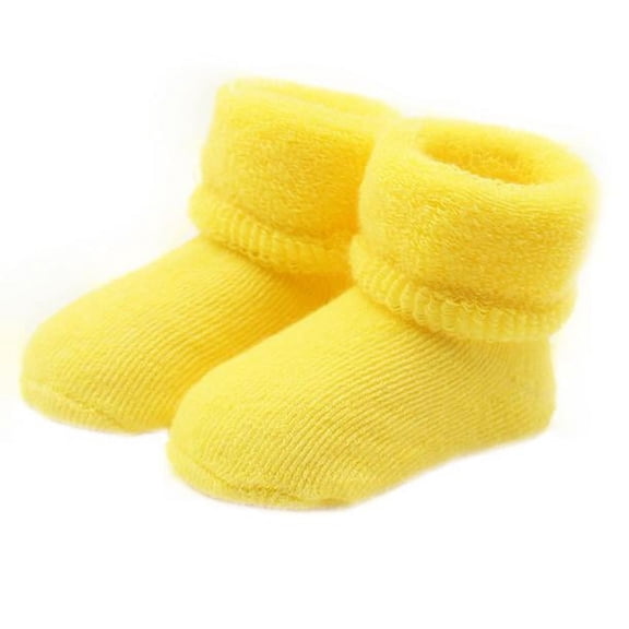 GZWYHT Ankle Socks,Crew Socks Baby Toddlers Combed Cotton Ankle Socks Girls Boy Elasticity Woolen Socks YE Fuzzy Socks,Dress Socks, Yellow