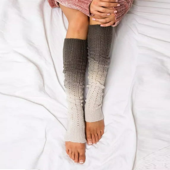 GZWYHT Ankle Socks,Crew Socks Girls Ladies Women Warm High Over The Knee Socks Long Cotton Stockings Knit Warm Stockings Fuzzy Socks,Dress Socks,Cute Socks Coffee