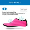 thumbnail image 1 of GZWYHT Ankle Socks,Crew Socks Men's and Women's Water socks Barefoot Speed Dry Anti-skid Water Socks Yoga Dress Socks,, Hot Pink XL, 1 of 6