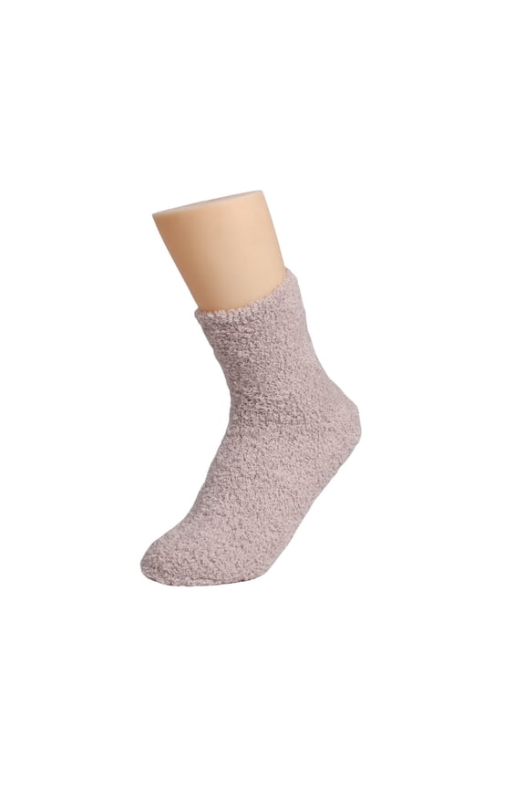 Ankle Socks,Crew Socks Women's Solid Color 2 Pairs Plush Socks Winter Solid Color Thickened Floor Sleeping Plush Socks Fuzzy Socks,Dress Socks,Cute Socks Khaki