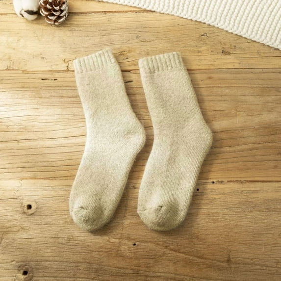 GZWYHT Ankle Socks,Crew Socks Womens To Keep Warm Sock Pure Color Upset Lightweight Cotton Socks Fuzzy Socks,Wool Socks,Dress Socks Beige