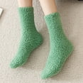 thumbnail image 1 of GZWYHT Ankle Socks,Crew Socks Womens Winter Socks Coral Fleece Socks Stripe Socks Colorful Lightweight Athletic Socks Casual SocksThermal Socks Dress Socks,, Green, 1 of 1
